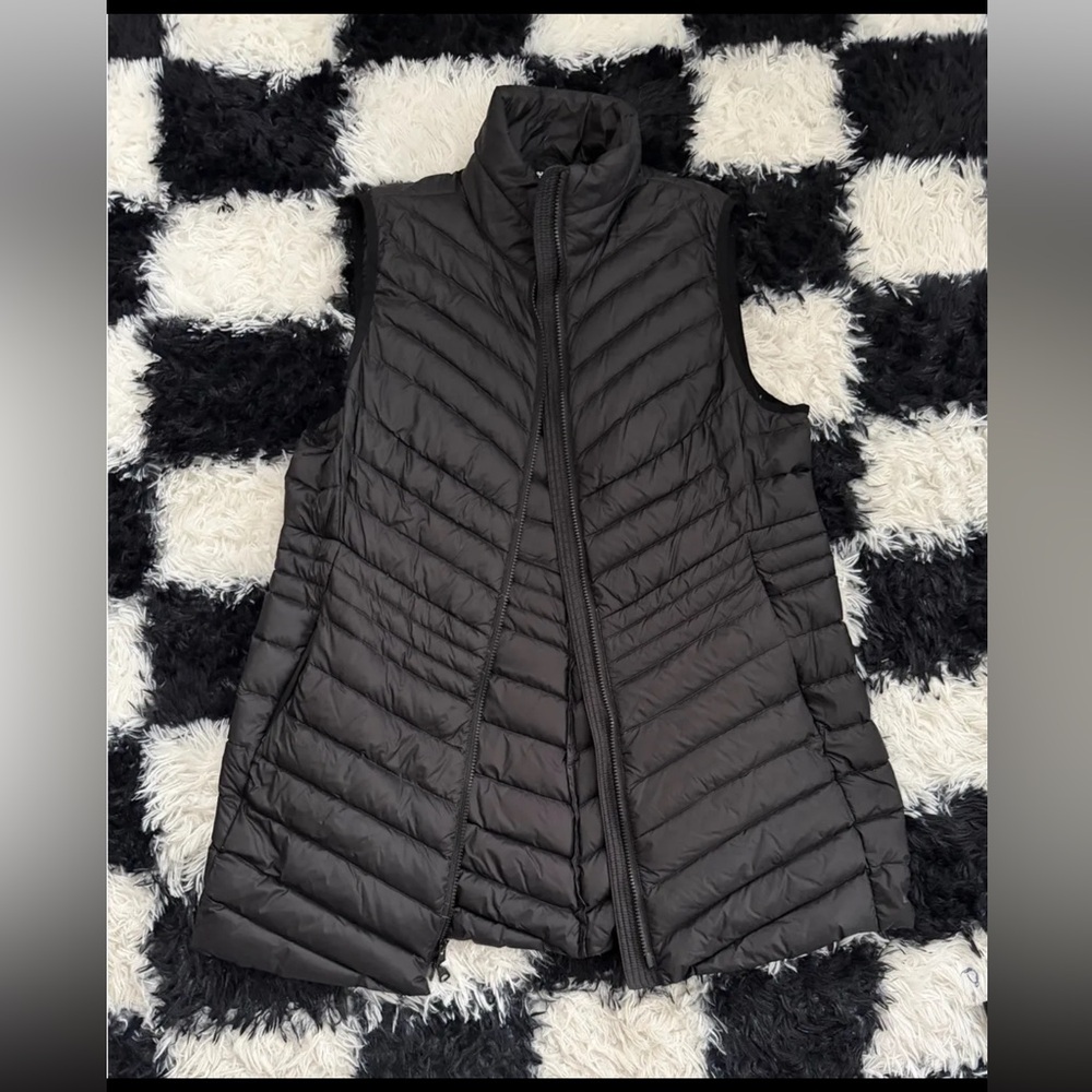 Lands' End Women's Black Puffer Vest